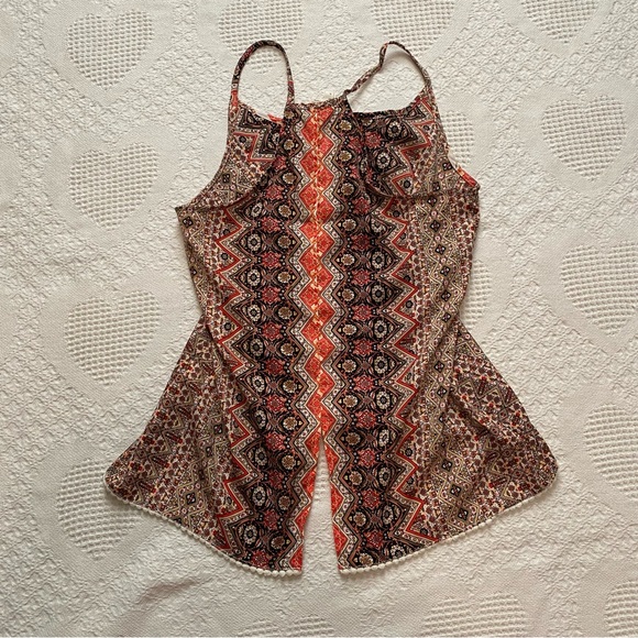 $5 or 3/$10 Japna Patterned Racerback Tank Top Size Small - Picture 4 of 4